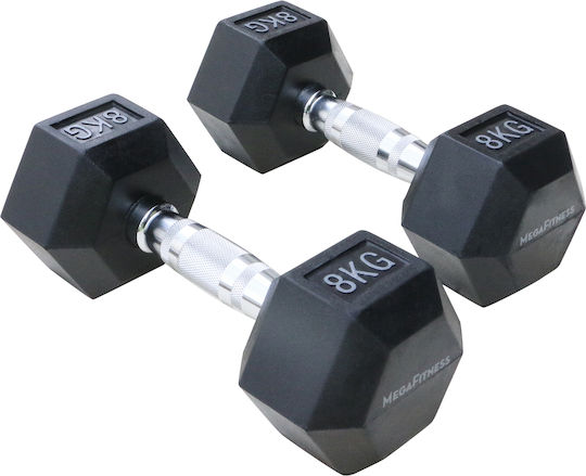 MegaFitness Sechseckhantel 1 x 8 kg