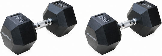 MegaFitness Sechseckige Hantel 1 x 25 kg