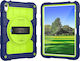 Rugged Protective Case Ipad 9.7" 2017/2018 360 Stand Strap Green