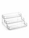 Femmit 3-Tier Organizer Transparent Acrylic 26x24x10cm for Spices, Cosmetics & Kitchen Counter