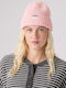 Beanie Men's Knitted Beanie in Pink