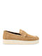 Leather Men's Loafers in Beige