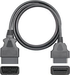 Techstar Obd2 Extension Cable 100 Cm Male-female 16 Pin 26awg Techstar Obd2 Extension Cable 100 Cm Male-female 16 Pin 26awg