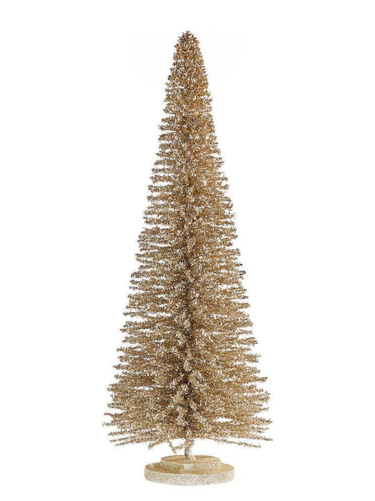 Christmas Decorative Wooden Tree Gold X-mas