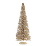 Weihnachtlicher Dekorativer Holzbaum Gold X-mas