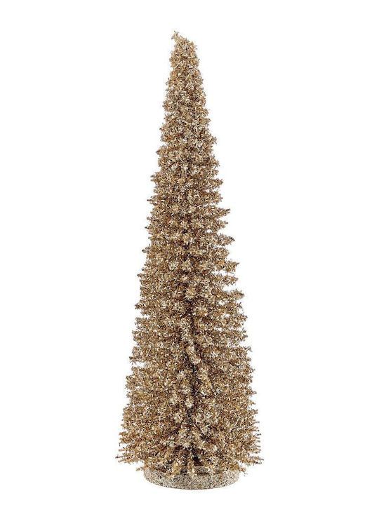 Christmas Decorative Wooden Tree Gold X-mas