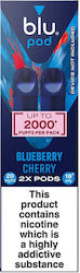 Blu Bar 2 Pods Blueberry Cherry 2000 Ruffs 20mg/ml