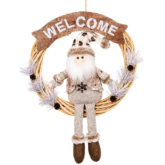 XMASfest Christmas Decorative Wreath with a Diameter of 41 cm
