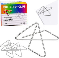 Lean Toys Clipsuri Metalice 64 mm 12 Bucăți