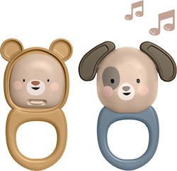 Taf Toys Комплект Дървени Дрънкалки Duo Bell & Clapper за 3+ Месеца