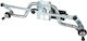 Fiat Scudo 2007 Windshield Wiper Mechanism + Motor