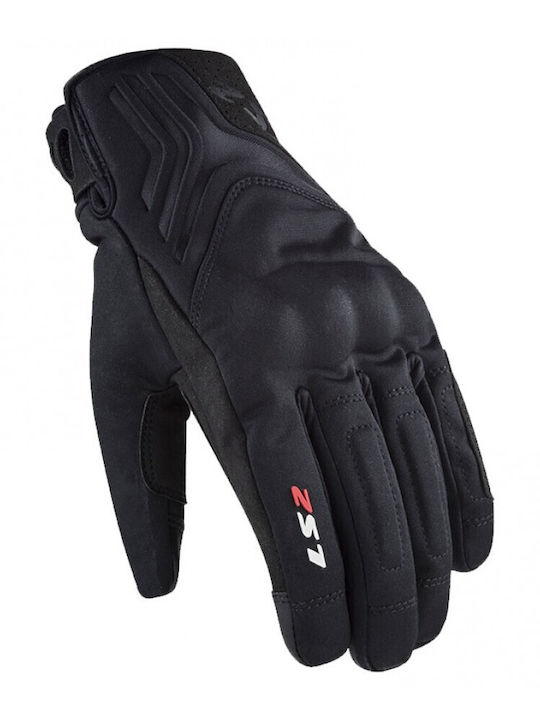 LS2 Jet II Winter-Motorradhandschuhe für Herren Wasserdicht Schwarz