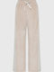 Velvet Flared Sweatpants FOG