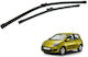 Предни пера за чистачки, съвместими с Renault Twingo 07+ Ford Kuga 08-12 Opel Adam 2012+ Seat Ibiza 08-12 – комплект от 2 части