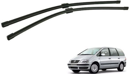 Предни Чистачки, Съвместими с Vw Sharan 02-09, Ford Galaxy 02-10 и Vw Touran 03-06 – Комплект от 2 Части