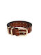 Дамски кожен колан CHESTNUT 8635.9005.Ν-кестеняв