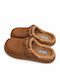 Brown Winter Women's Slippers