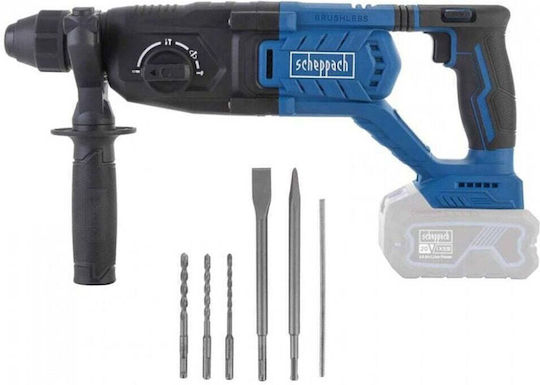 Scheppach BC-DH290-X Brushless 20V Cordless Rotary Hammer Solo with SDS Plus Socket