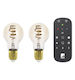 Eglo Intelligente LED-Lampen 7 W für E27-Fassung, Form A60, einstellbares Weiß, 806 lm, 2 Stück