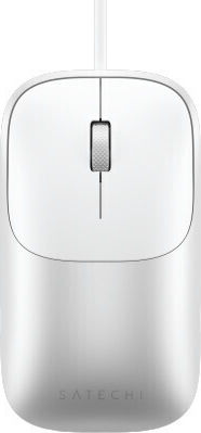 Satechi Slim LX Verkabelte Mini-Maus Silber