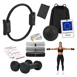 Set Pilates Relaxdays 10054390_46 11 piese Inel...
