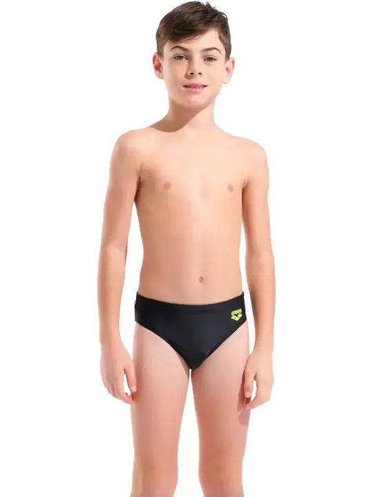 Arena Παιδικό Μαγιό Σλιπ Black/artic Lime
