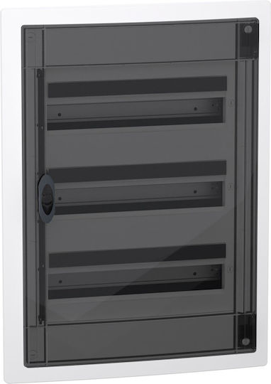 Schneider Electric Flush-Mounted Electrical Panel, 3 Rows, 18 Modules