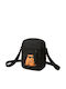 Lean Toys Kids Black Shoulder Bag 19.5x5.5x14cm