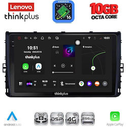 Lenovo Auto-Audiosystem für BMW X2 / X6 Volkswagen Polo / T-Roc / T-Cross / Taigo 2017-2026 (Bluetooth/USB/WiFi/GPS/Apple-CarPlay/Android-Auto) mit 9-Zoll-Touchscreen