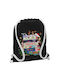 Koupakoupa Xmas Classic Movies Black Gym Backpack