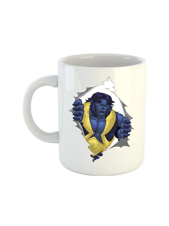 Monster Cană Ceramică Albă 330ml (Personalizat)