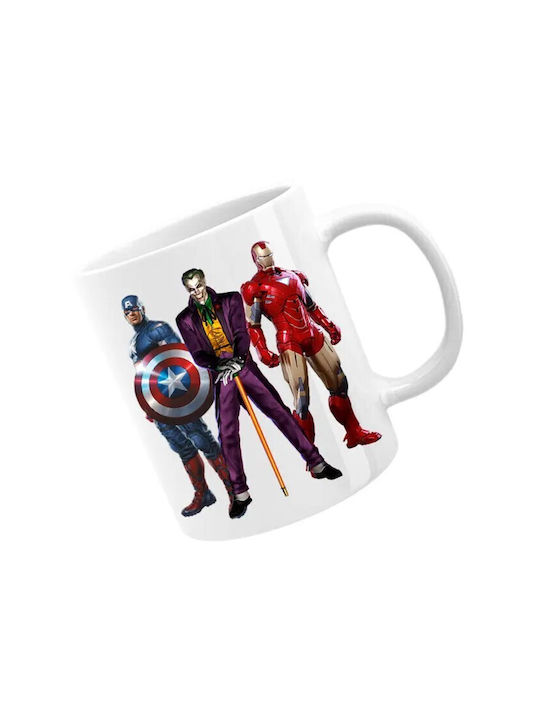 Iron Man Κούπα Κεραμική Λευκή 330ml (Προσωποποι...