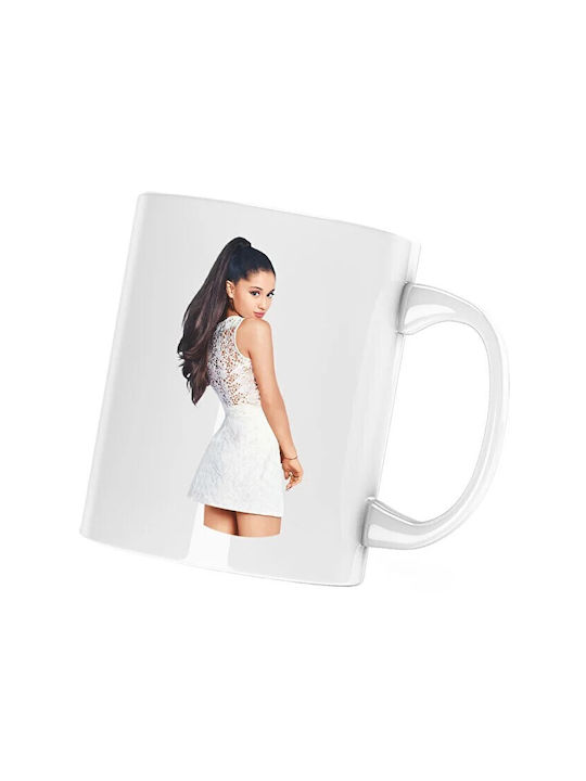 Ariana Cană Ceramică Albă 330ml (Personalizat)