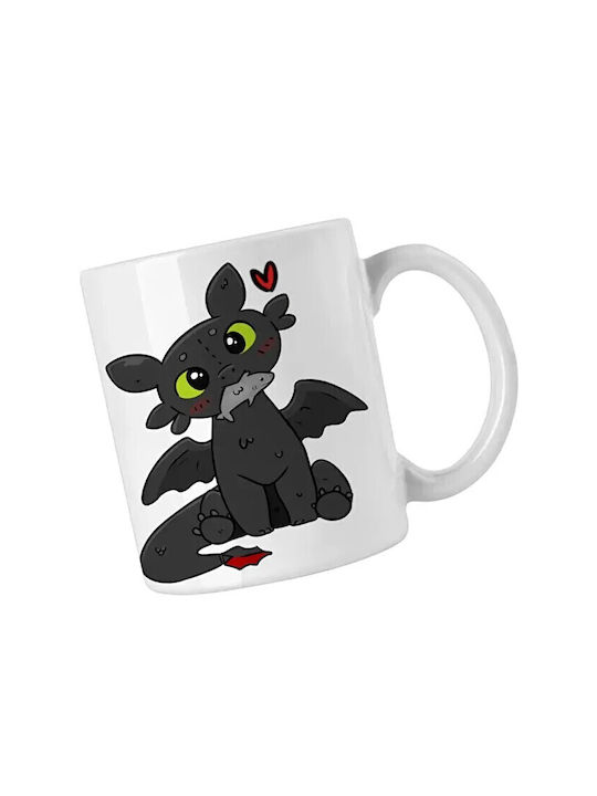 Dragon Керамична Черна Чаша 330ml (Персонализир...