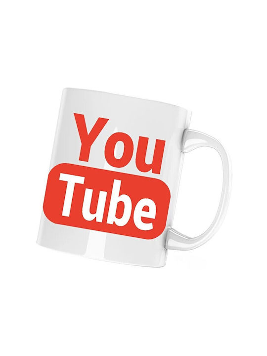 Logo Κούπα Κεραμική Λευκή 330ml (Προσωποποιημένο)