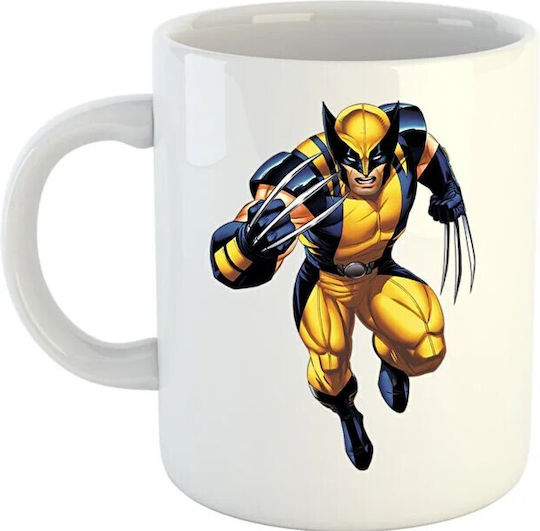 Superhero Scary Κούπα Κεραμική Λευκή 330ml (Προσωποποιημένο)