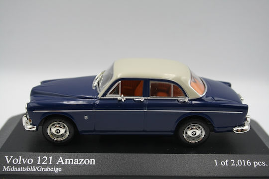 1/43 Volvo 121 Amazon 4-door Saloon 1966 Blue Grey Roof