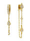 Mya Bay Losange Twin Earrings Gold Bo-338