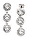 Women's Earrings Senza Steel Rosette Stones