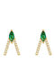 Mya Bay Bird Earrings Gold Hoops Bo-368