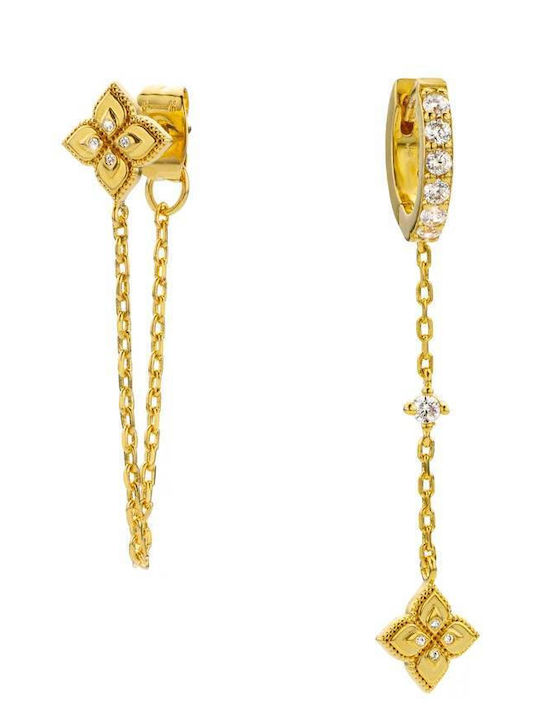 Mya Bay Lotus Chelsea Earrings Gold Bo-397