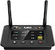 Bluetooth 5.3 Transmitter Receiver Aptx Hd Wireless Adapter Low Latency Ssd Aac 32-bit/384 Khz Dac Converter 127 Db Dnr Connects Two Devices Simultaneously Bypass Mode 80 Meter Range Multifunctional B03pro Black