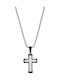 Senza Men’s Steel Cross Without Chain