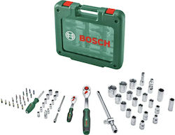 Bosch 1600A039J8 Set de Clichet cu Chei Tubulare 1\4" și 1\2" 60 bucăți Bosch 1600A039J8 Set de Clichet cu Chei Tubulare 1\4" și 1\2" 60 bucăți