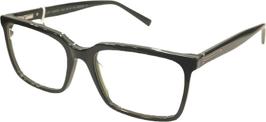 Gm8301 C-2 Herrenbrille mit Schwarzem Acetatgestell