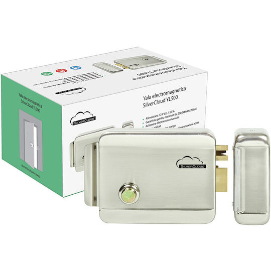 12 V Electromagnetic Lock Silver