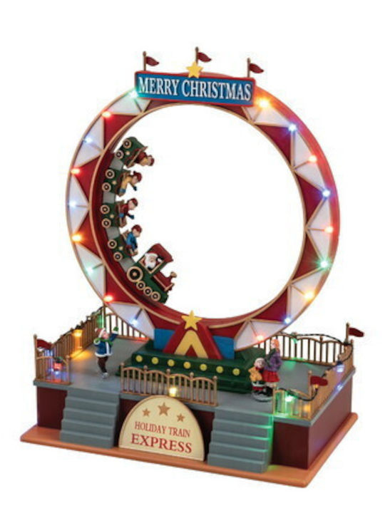 Lianos Christmas Decorative Figurine with Music and Motion 33x24x16cm