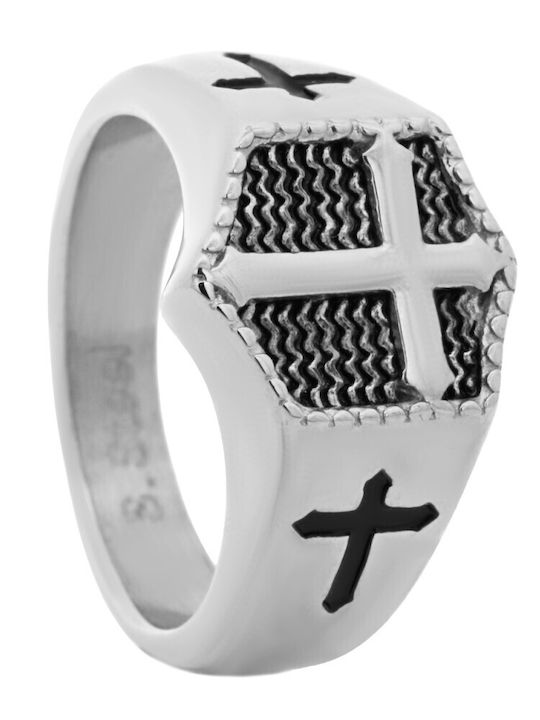 Kalliopi Men's Steel Ring Kalliopi Men's Steel Ring