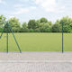 vidaXL Garden Fence Posts Steel 150x3.2 cm 13 pcs Green