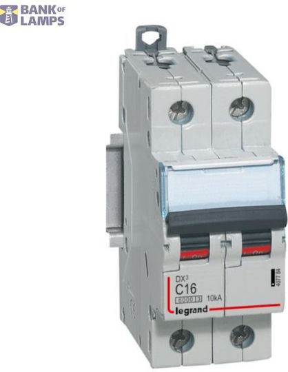 Leistungsschalter Dx³6000 2p 16a C-Charakteristik 10ka